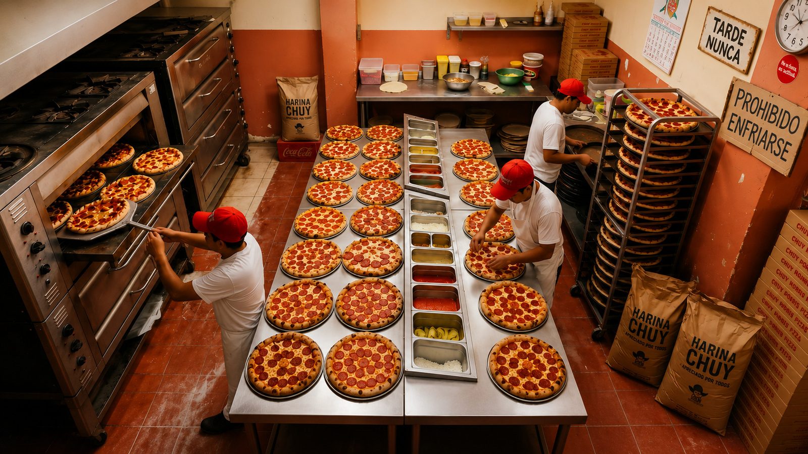 Cocina de Chuy Norris · pizza al mayoreo