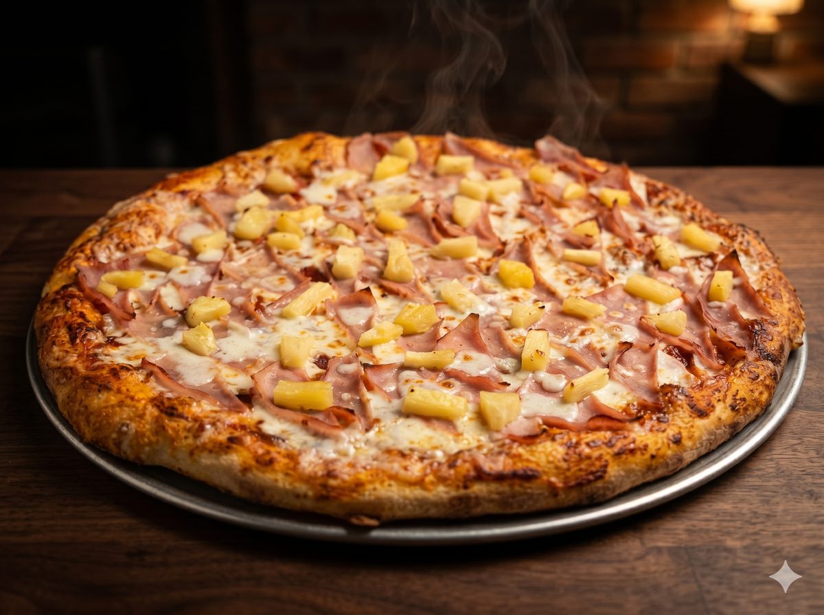 Pizza hawaiana Chuy Norris