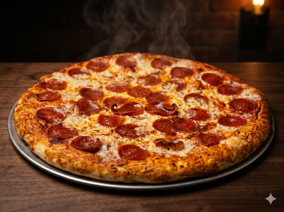 Pizza pepperoni Chuy Norris
